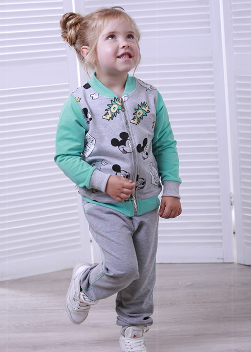 Спортивный костюм для девочки, арт. 041СК, возраст от 2 до 7 лет