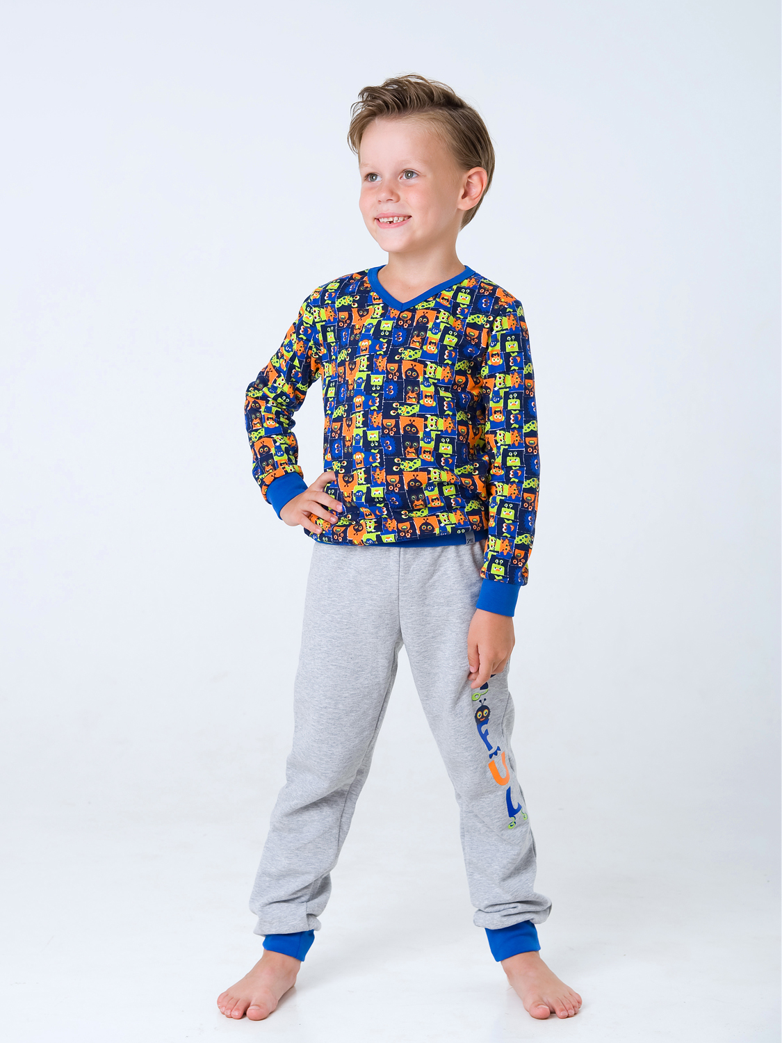 Пижама для мальчика, арт. 104419, возраст от 7 до 10 лет