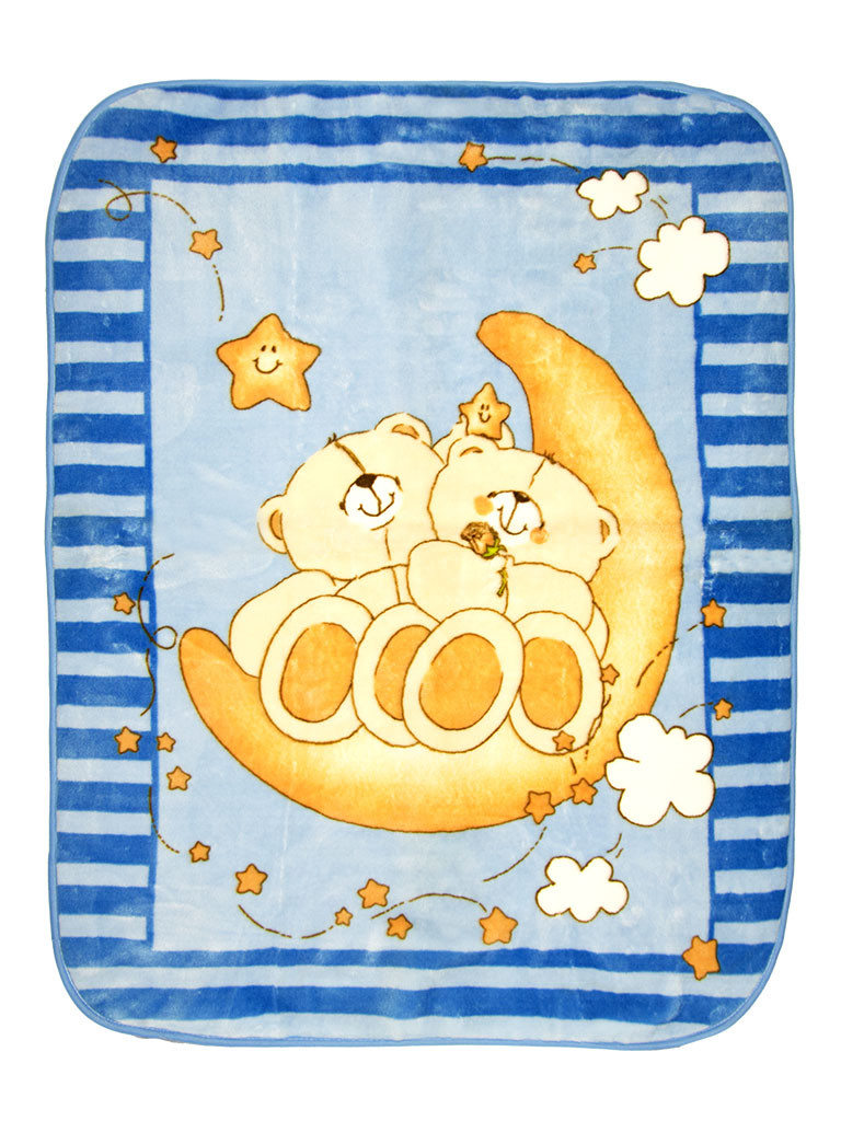Одеяло детское велюр, арт.мишка размер 100*100