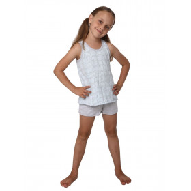Пижама для девочки, арт. 104626, возраст от 7 до 10 лет