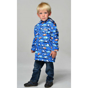 Куртка Машины" для мальчика, арт. V126к-17, возраст от 1 до 4 лет"