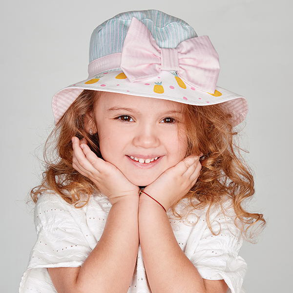 Шляпка для девочки, арт. Сеж, возраст от 1 до 3 лет