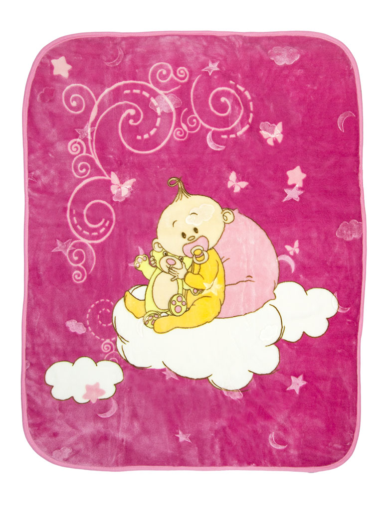 Одеяло детское велюр, арт.малыш размер 100*100