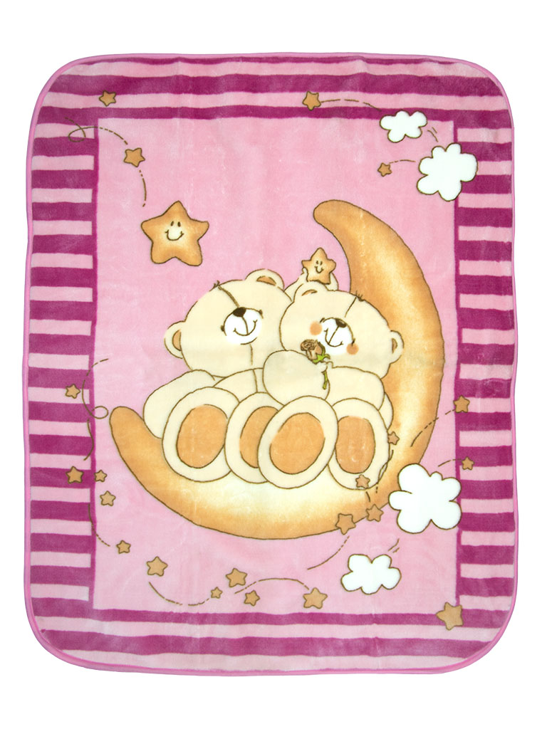 Одеяло детское велюр, арт.мишка размер 100*100